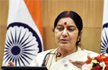 Heavy security at Sushma Swaraj’s residence ahead of Congress protest